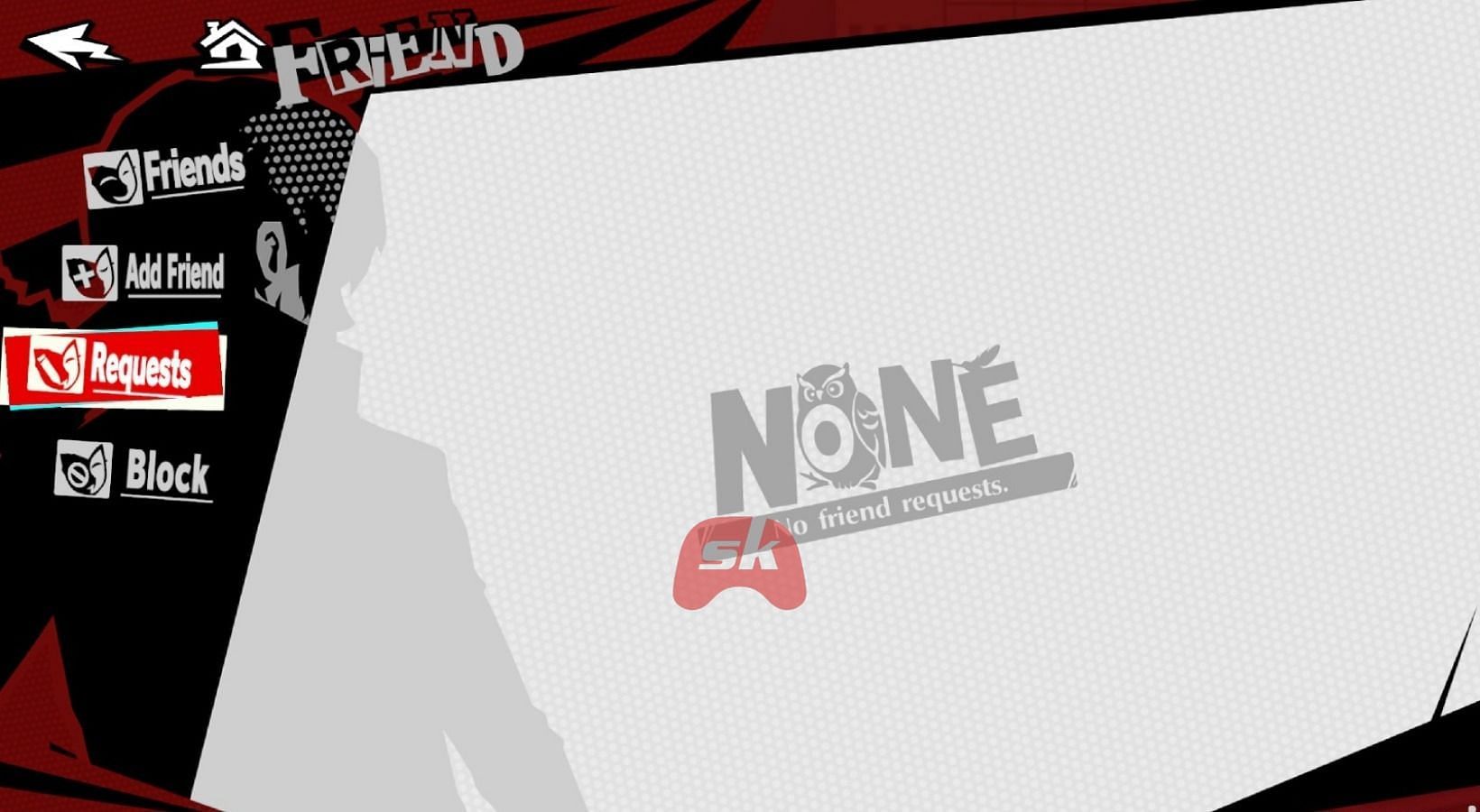 The Friends app in P5X (Image via Sportskeeda Gaming || SEGA)